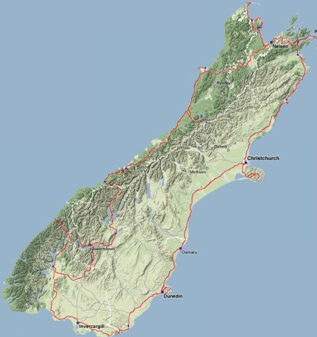 Route South Island
